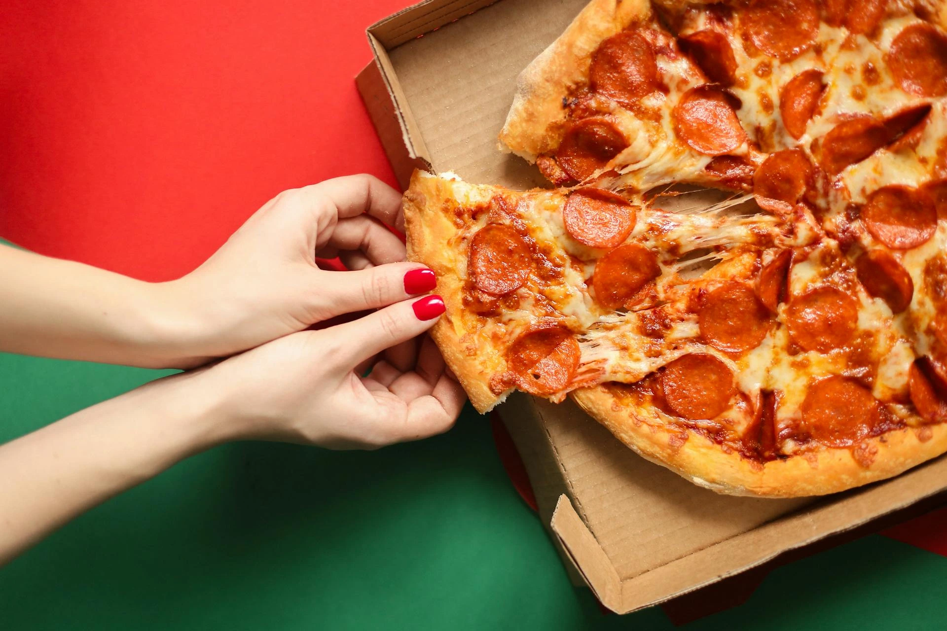 Freshly made pizza at Pizza La Vera, Doncaster